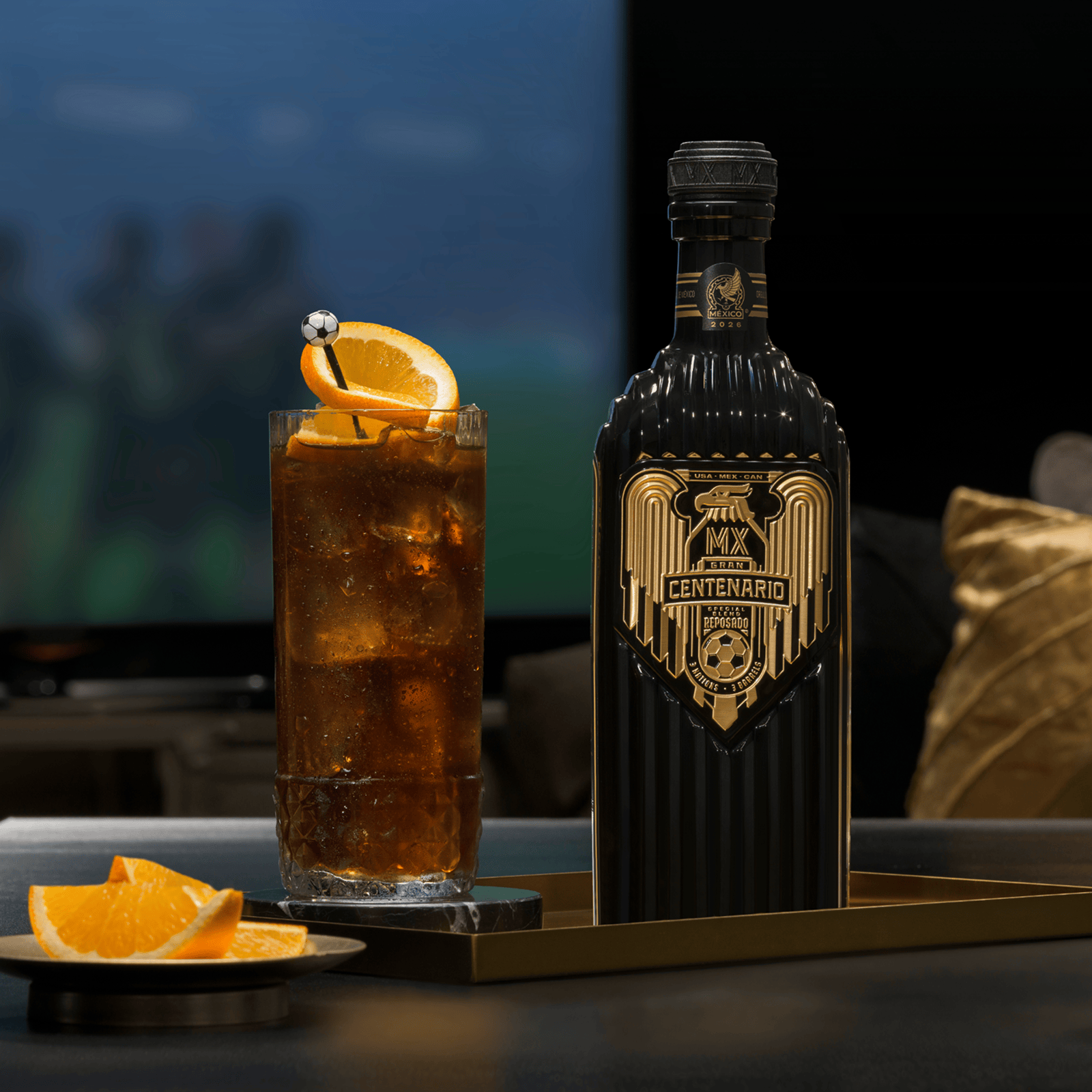 Americas Batanga made with Centenario Tequila™ Tri-Nation Fútbol Reposado